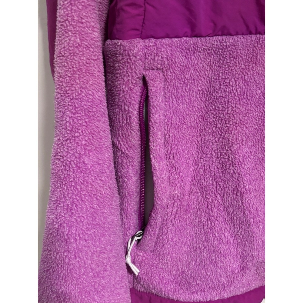 The North Face Denali Purple Sherpa Fleece Jacket Fall Gorpcore Granola L - Picture 7 of 10